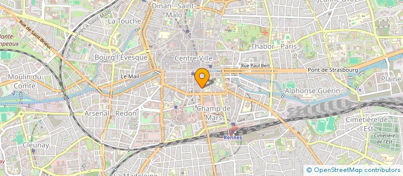 localisation de l'entreprise SCI M.D  RENNES