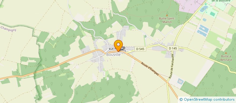 localisation de l'entreprise SCI M.D  BOUVILLE