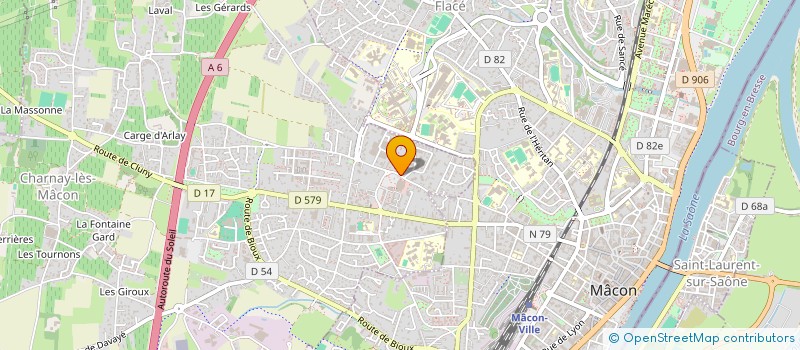 localisation de l'entreprise SCI M.D. à CHARNAY-LES-MACON