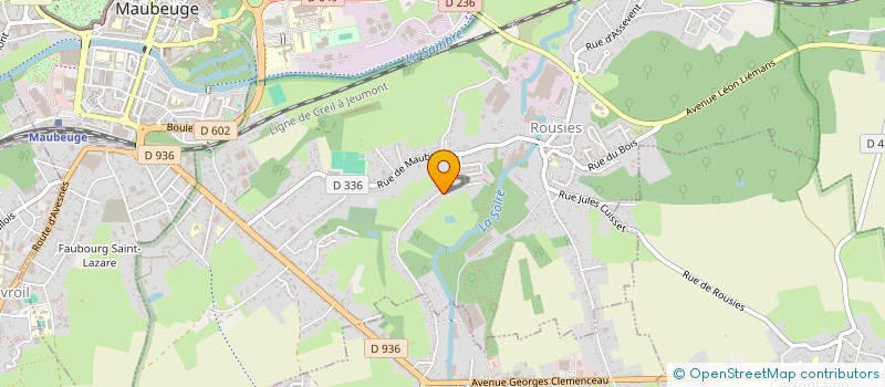 localisation de l'entreprise SCI M.D.B.D.X.  ROUSIES