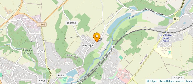 localisation de l'entreprise SCI M D C à SAINT-PREST