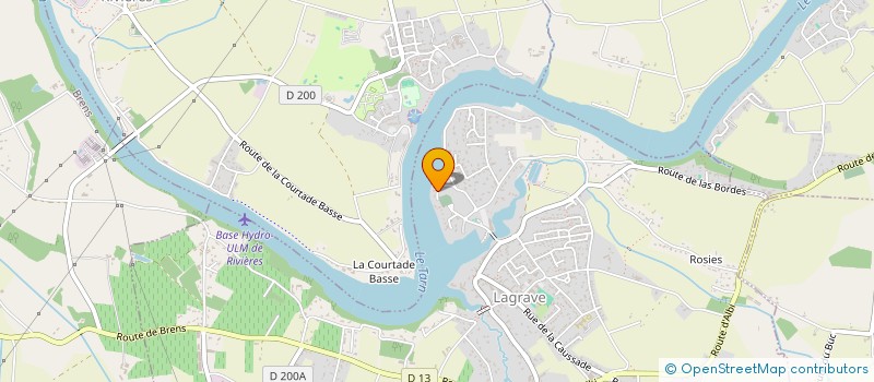 localisation de l'entreprise SCI M D C  LAGRAVE