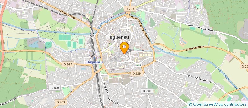 localisation de l'entreprise SCI M.D.C.A. 1  HAGUENAU