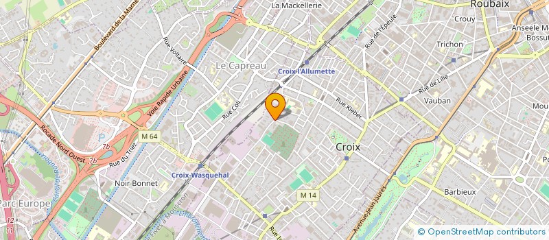 localisation de l'entreprise SCI M D F à CROIX