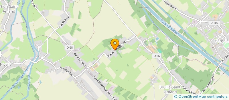 localisation de l'entreprise SCI M.D.I  BRUILLE-SAINT-AMAND