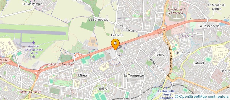 localisation de l'entreprise SCI M&D IMMO  LAGORD