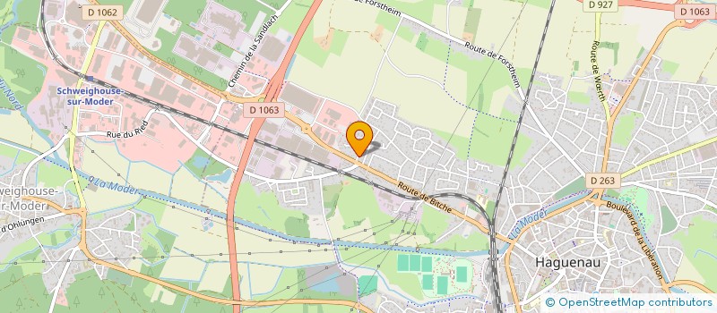 localisation de l'entreprise SCI M D K  HAGUENAU