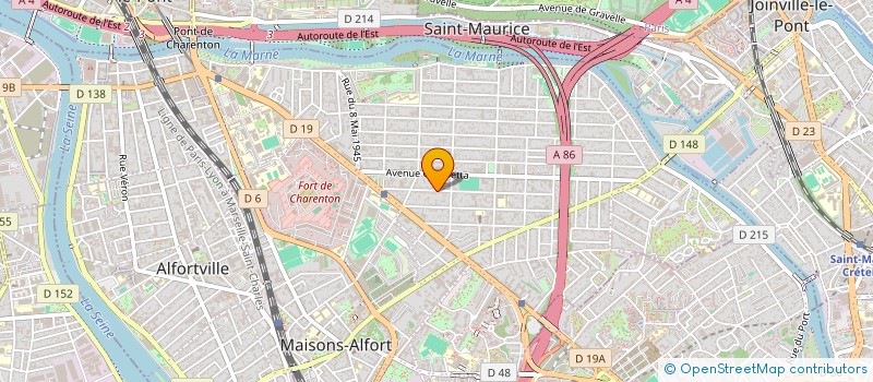 localisation de l'entreprise SCI M D L à MAISONS-ALFORT