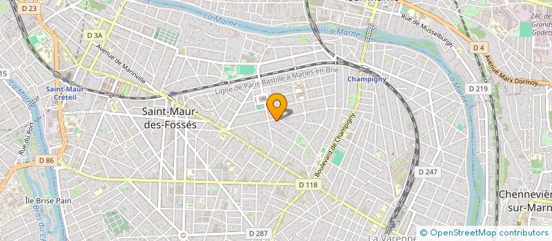 localisation de l'entreprise SCI  M.D.M. à SAINT-MAUR-DES-FOSSES