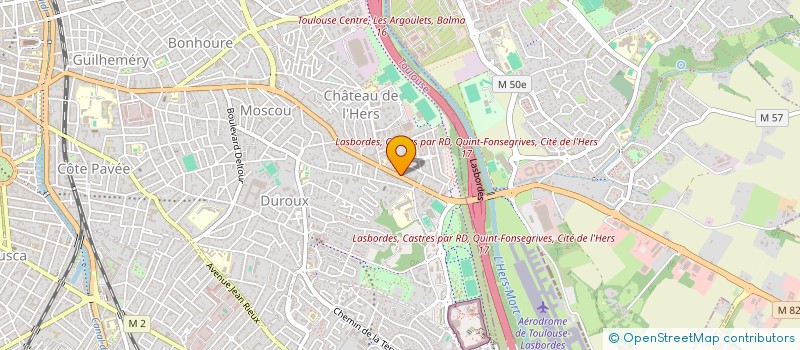 localisation de l'entreprise SCI M.D.M à TOULOUSE