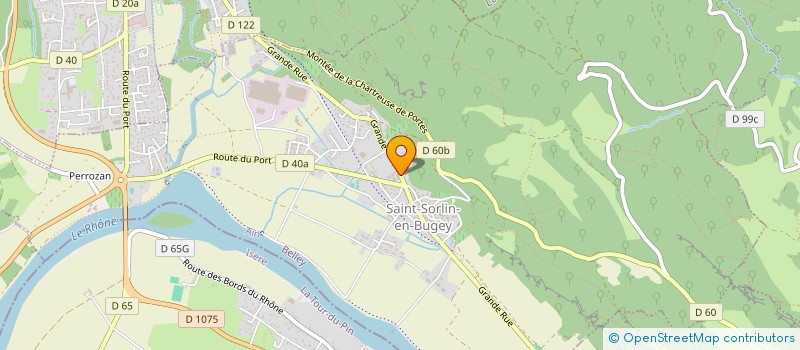 localisation de l'entreprise SCI M.D.M.J.DE LA PLAINE  VAUX-EN-BUGEY