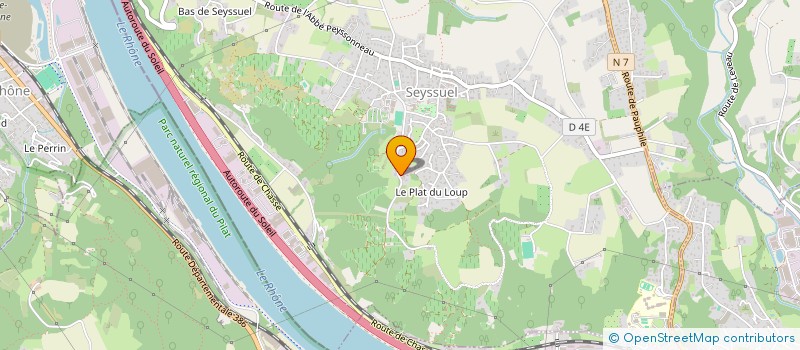 localisation de l'entreprise SCI M.D.O  SEYSSUEL
