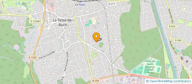 localisation de l'entreprise SCI M&D ROSS à LA TESTE-DE-BUCH