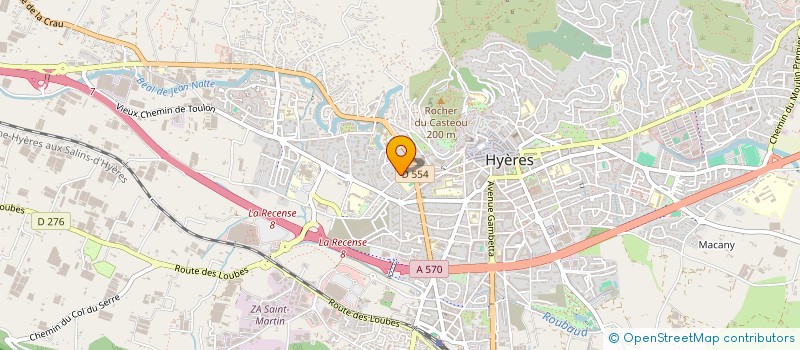 localisation de l'entreprise SCI M.D.S  HYERES