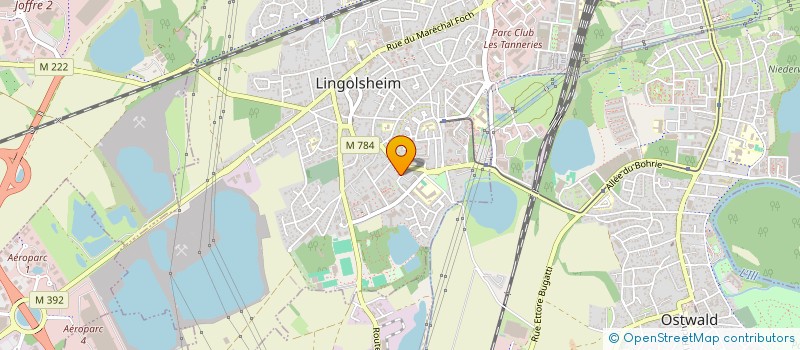 localisation de l'entreprise SCI M.D.V  LINGOLSHEIM