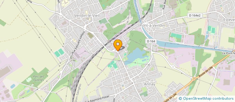 localisation de l'entreprise SCI M.DESCAMPS  PONT-A-VENDIN