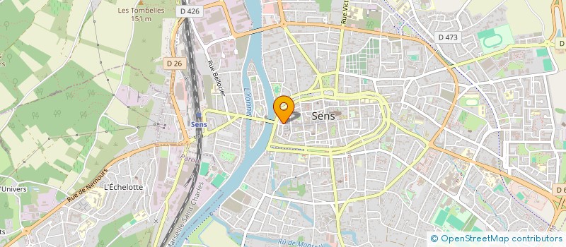 localisation de l'entreprise SCI M'DOUAR  SENS
