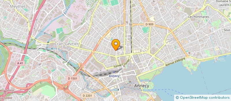 localisation de l'entreprise SCI M.E. à ANNECY