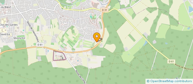 localisation de l'entreprise SCI M.E.A  AMBOISE