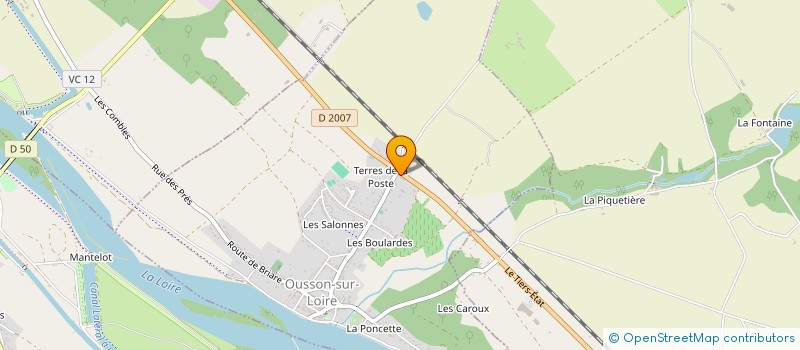 localisation de l'entreprise SCI M.E.B.C. à OUSSON-SUR-LOIRE