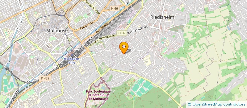 localisation de l'entreprise SCI M.E.D.  RIEDISHEIM