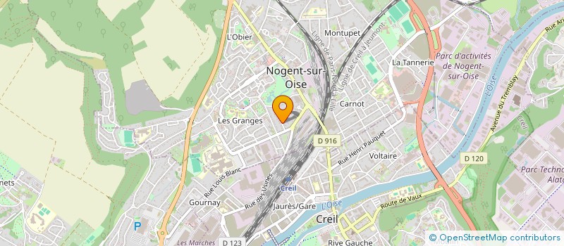 localisation de l'entreprise SCI M.E.D  NOGENT-SUR-OISE