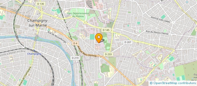 localisation de l'entreprise SCI  M.E.D.S  CHAMPIGNY-SUR-MARNE