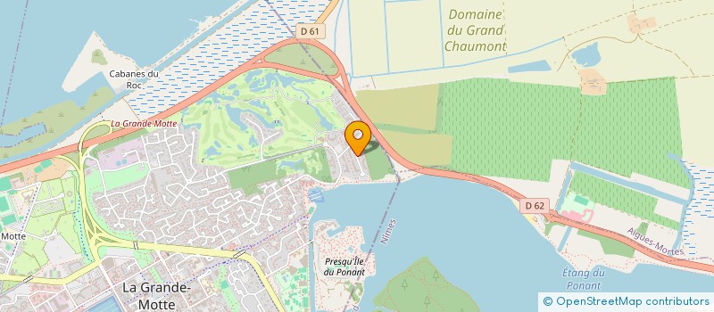 localisation de l'entreprise SCI M.E.G.  LA GRANDE MOTTE
