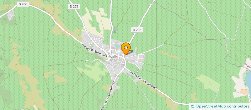 localisation de l'entreprise SCI M.E.L.  AZILLE