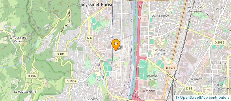 localisation de l'entreprise SCI M E L F P à SEYSSINS