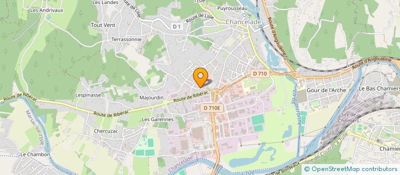 localisation de l'entreprise SCI M.E.N 24  CHANCELADE