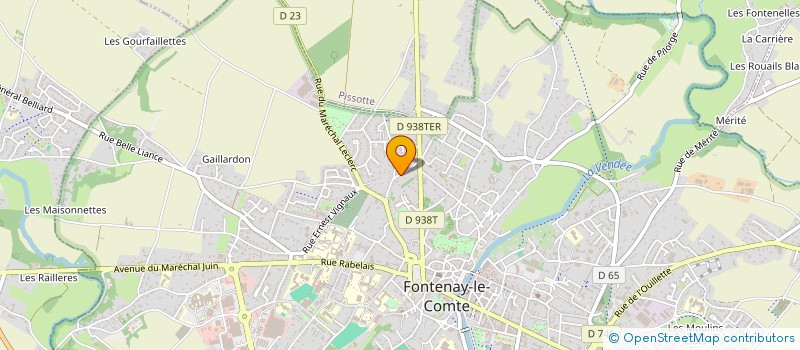 localisation de l'entreprise SCI M.E.P.  FONTENAY-LE-COMTE