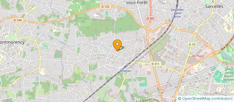 localisation de l'entreprise SCI M.E.P.  GROSLAY