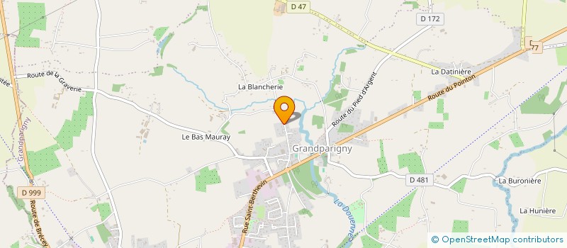 localisation de l'entreprise SCI M.E.P.S.  SAINT-HILAIRE-DU-HARCOUET