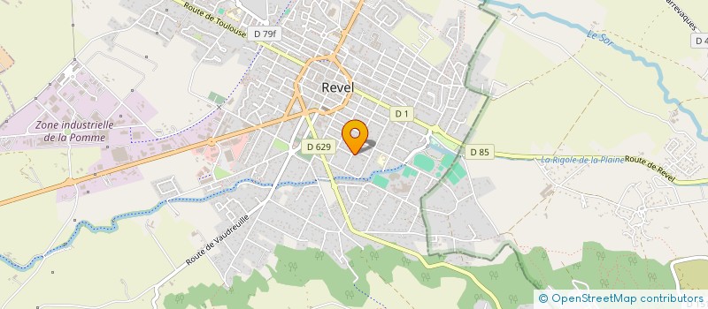 localisation de l'entreprise SCI M.E PATRIMOINE  REVEL