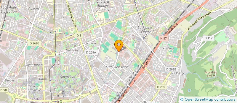 localisation de l'entreprise SCI M.E.R.C.I.  SAINT-MARTIN-D'HERES