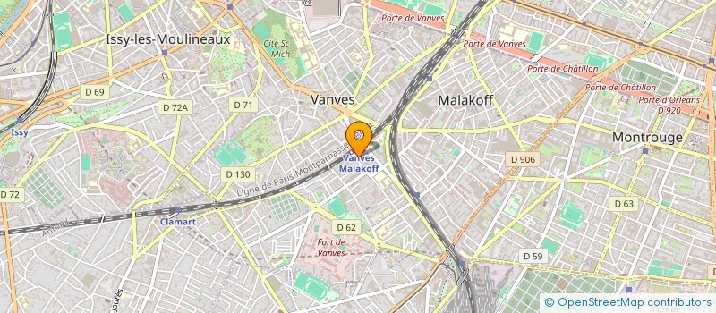 localisation de l'entreprise SCI M ET A  MALAKOFF