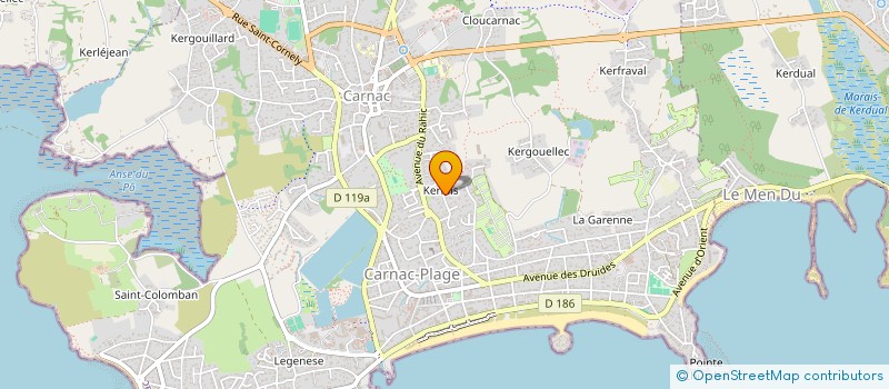 localisation de l'entreprise SCI M ET A DEUDON  CARNAC