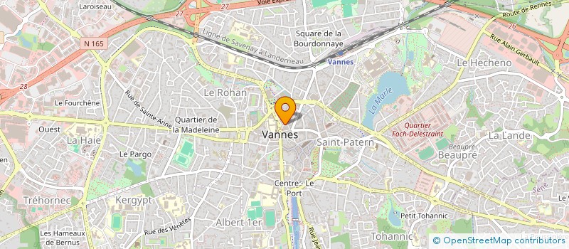 localisation de l'entreprise SCI M ET C à VANNES