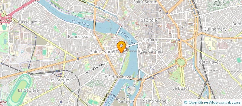 localisation de l'entreprise SCI M ET G ARCH à TOULOUSE
