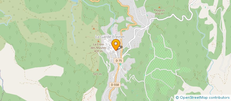 localisation de l'entreprise SCI M ET H à LA GARDE-FREINET