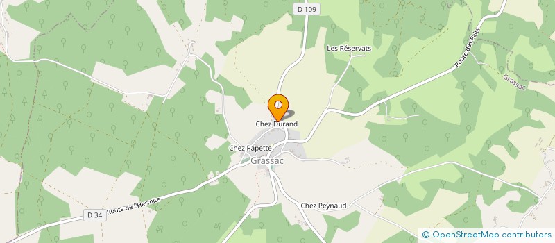 localisation de l'entreprise SCI M ET J à GRASSAC