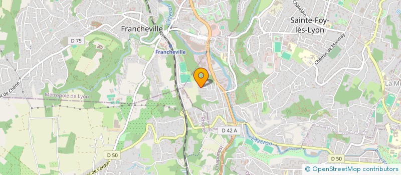 localisation de l'entreprise SCI M ET J  SAINTE-FOY-LES-LYON