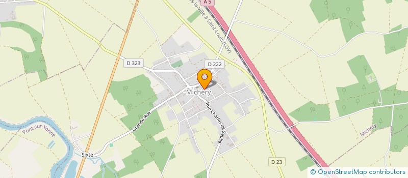 localisation de l'entreprise SCI M ET J  MICHERY