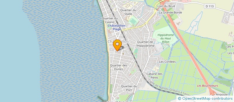 localisation de l'entreprise SCI M ET L PRUNIER à CHATELAILLON-PLAGE