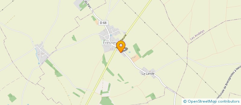 localisation de l'entreprise SCI M ET M  FRESNEY