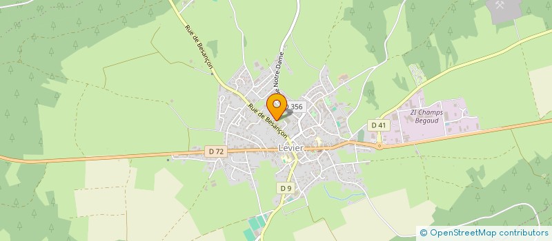 localisation de l'entreprise SCI M ET M  LEVIER