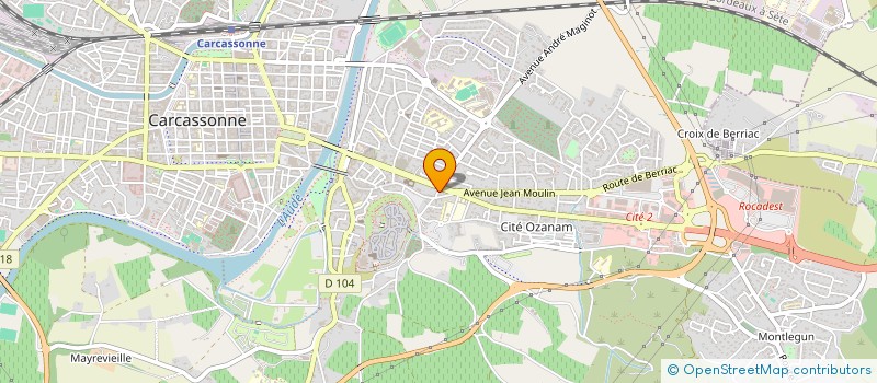 localisation de l'entreprise SCI M ET MME GUILHEM à CARCASSONNE