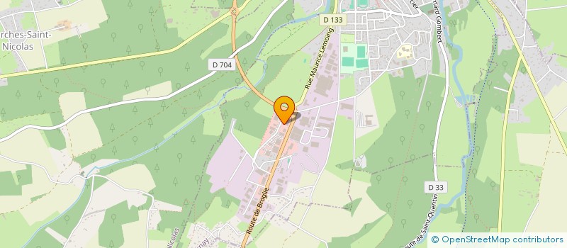 localisation de l'entreprise SCI M ET P  BERNAY