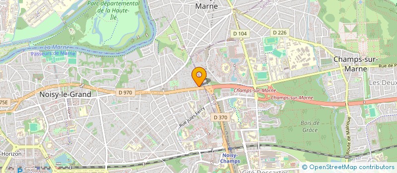 localisation de l'entreprise SCI M ET V IMMO  NOISY-LE-GRAND